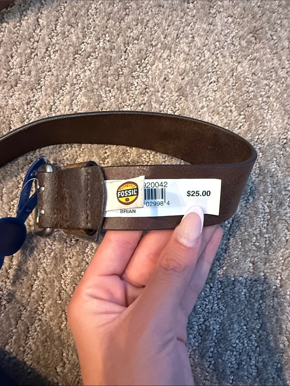 Men’s Fossil Belt